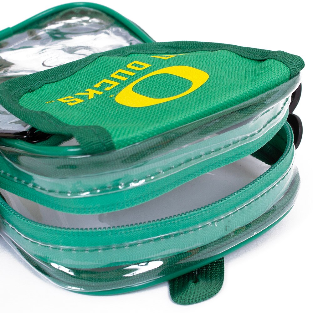 Classic Oregon O, Storm Duds, Green, Messenger, Accessories, Unisex, Football, Clear, Small, Cross Body, 2 compartment, Bag, 941283